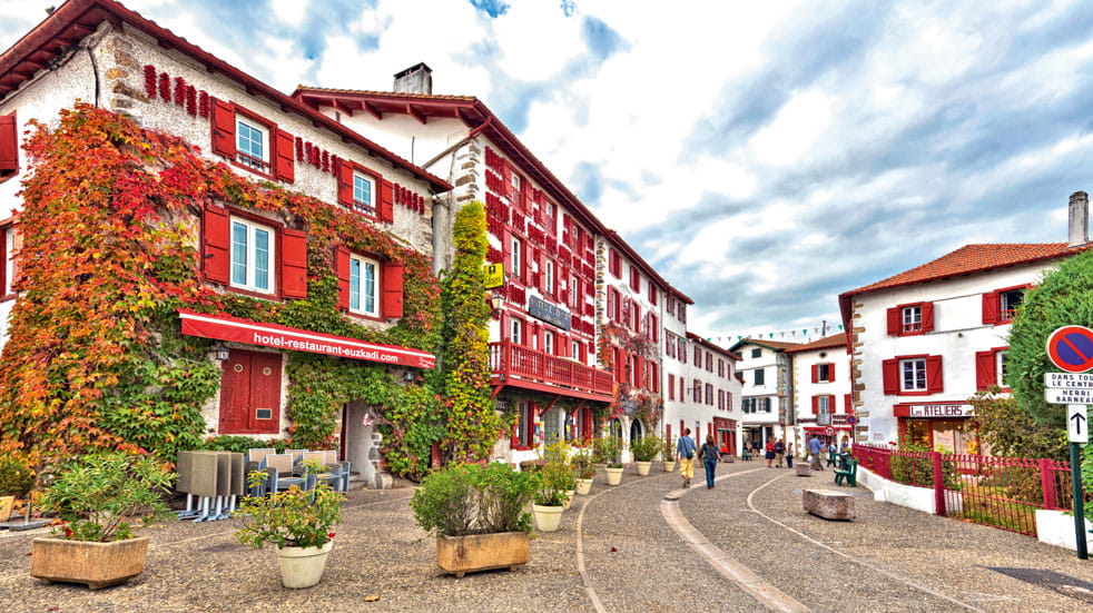 Espelette is one of the first stops on the Camino del Baztán